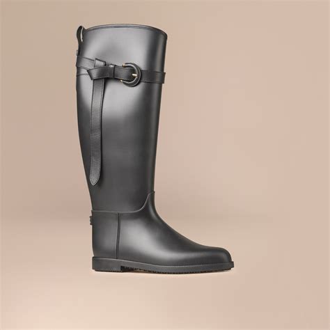 burberry equestrian rain boots